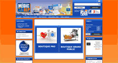 Desktop Screenshot of ambulance-materiel-medical.com