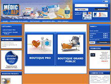 Tablet Screenshot of ambulance-materiel-medical.com